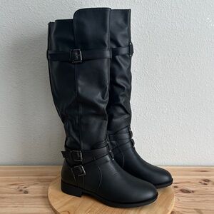 Journee Collection Womens Bite Tall Boots 8.5 new